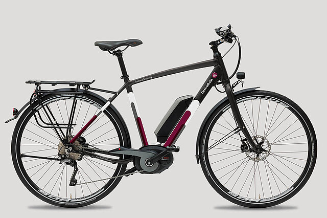 DextraData Fahrrad / E-Bike als Herrenmodell in schwarz