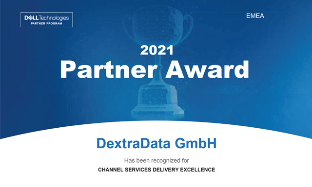 DELL Technologies Award 2021 for DextraData