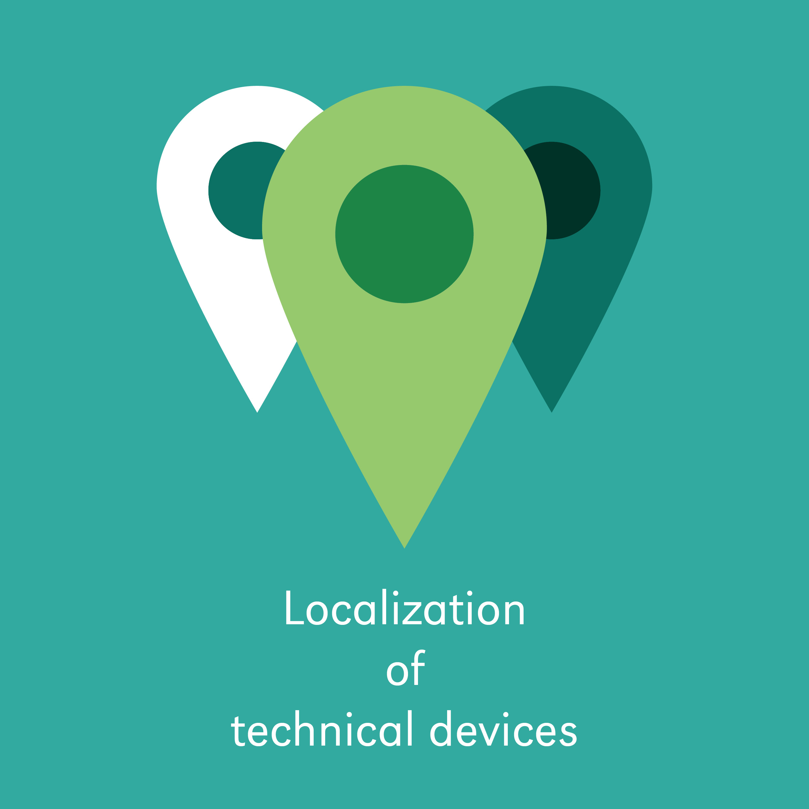 Localization of technical devices / machines