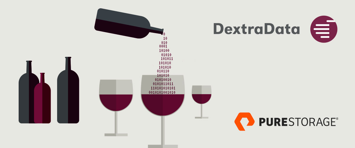Online-Weinprobe mit DextraData und Pure Storage